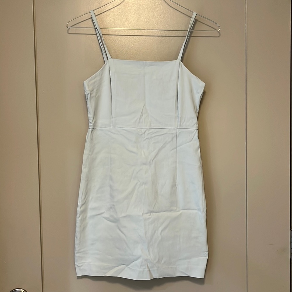 Cute mini light blue dress